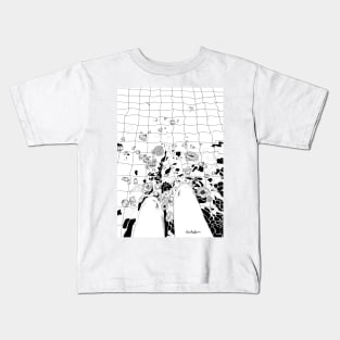 Floating Flowers Kids T-Shirt